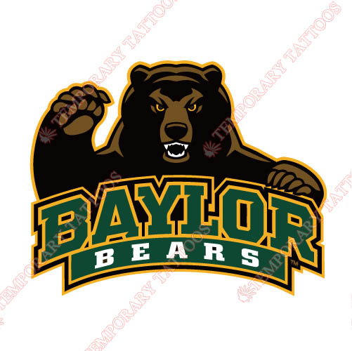 Baylor Bears 2005 Pres Alternate Customize Temporary Tattoos Stickers NO.3769
